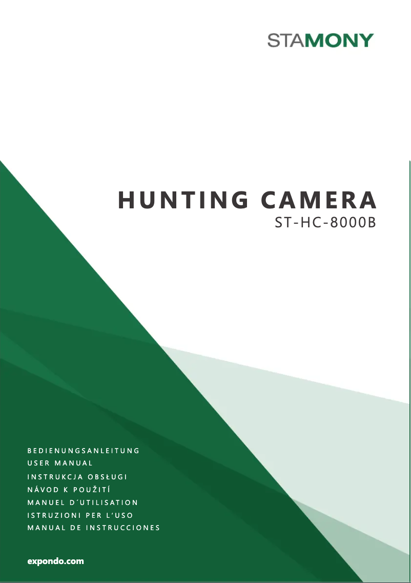 Página 1 del manual Manual de usuario Stamony ST-HC-8000B