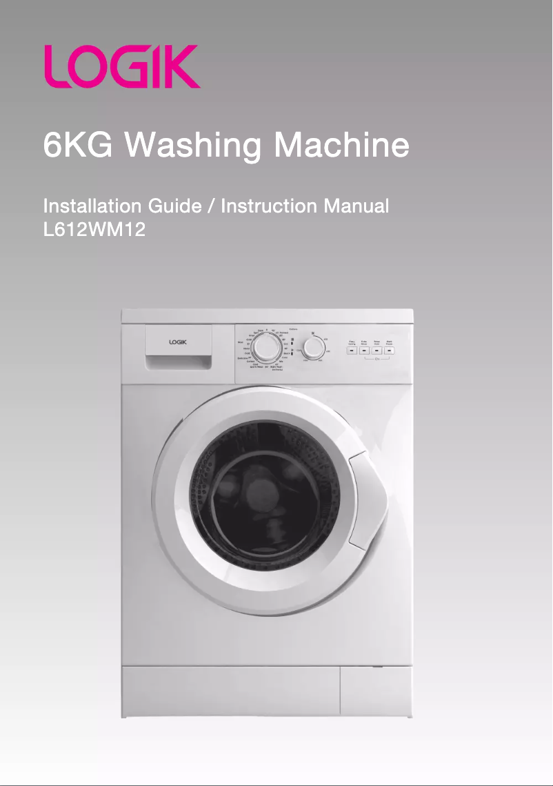 Imagen de la primera página del manual del dispositivo L612WM12