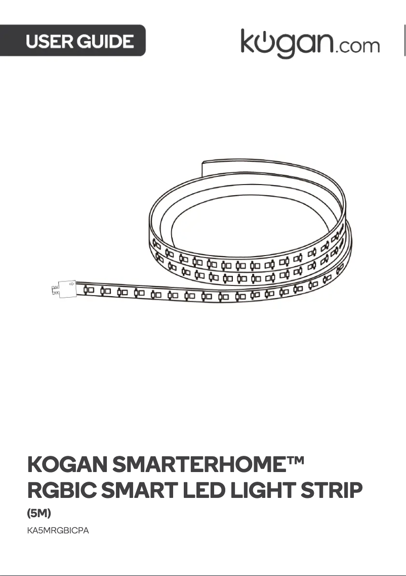 Imagen de la primera página del manual del dispositivo KA5MRGBICPA