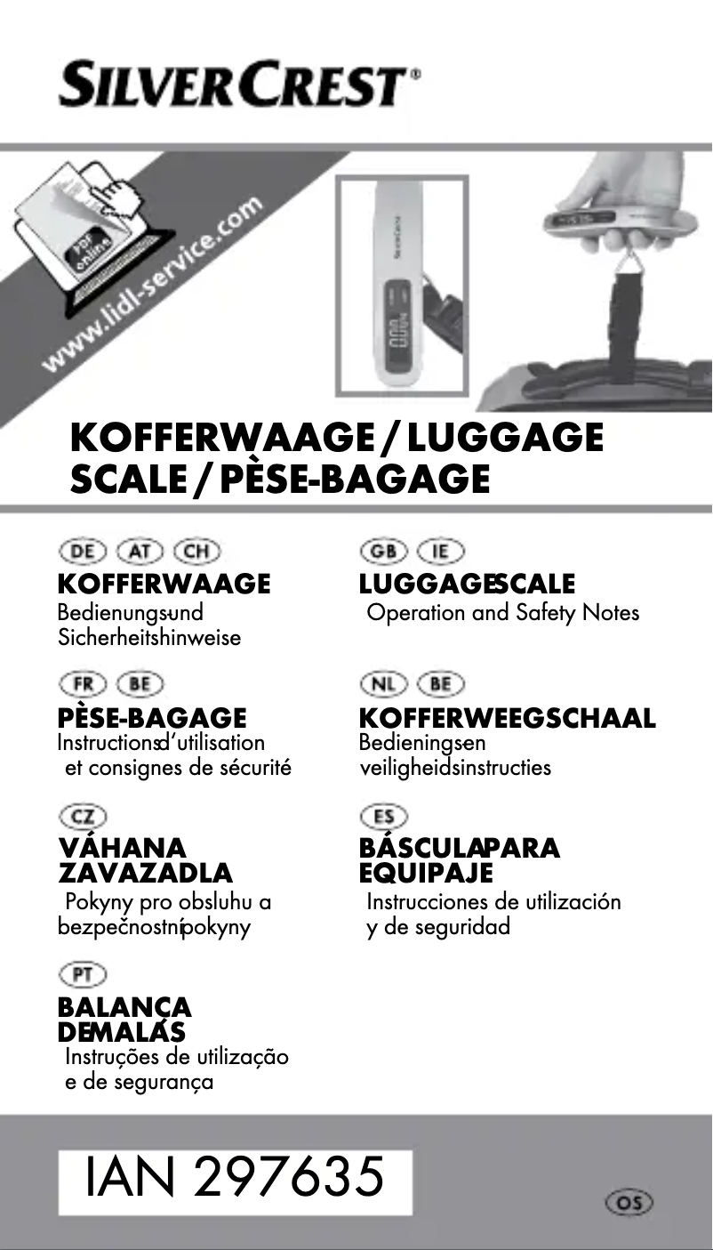 Imagen de la primera página del manual del dispositivo IAN 297635