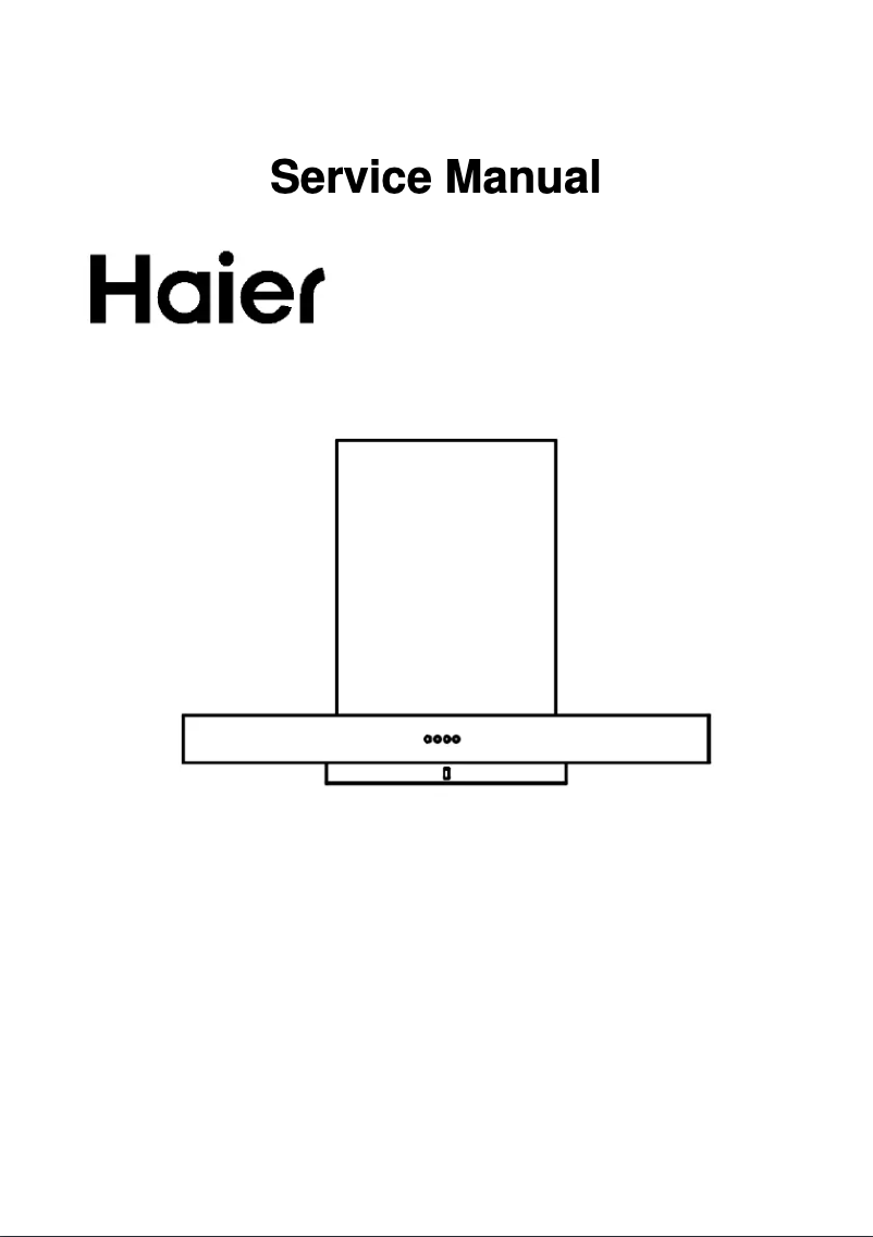 Página 1 del manual Manual de usuario Haier IT9001