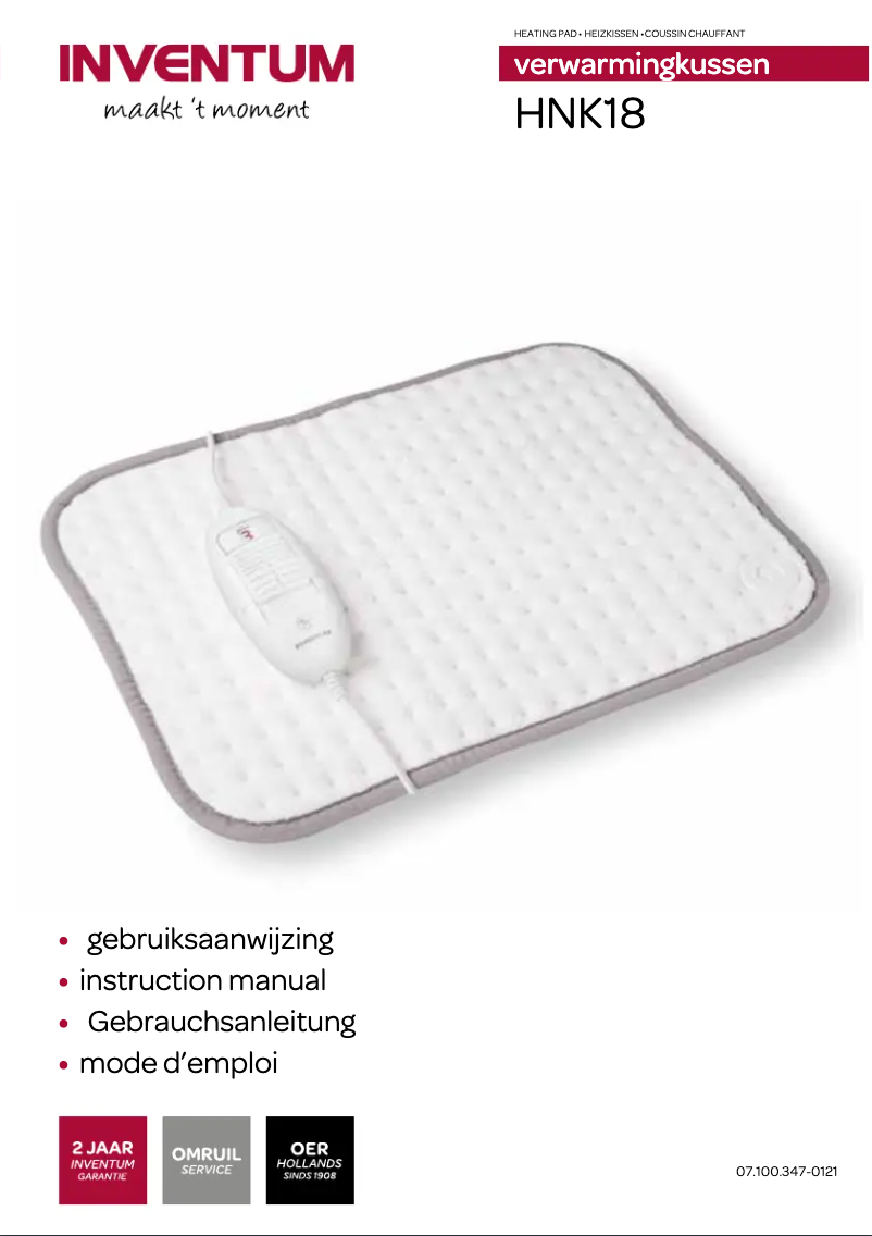 Página 1 del manual Manual de usuario Inventum HNK18