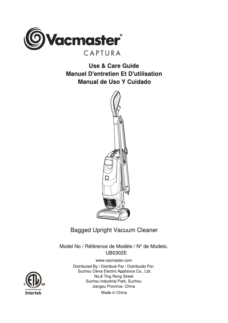 Imagen de la primera página del manual del dispositivo Captura UB0302E