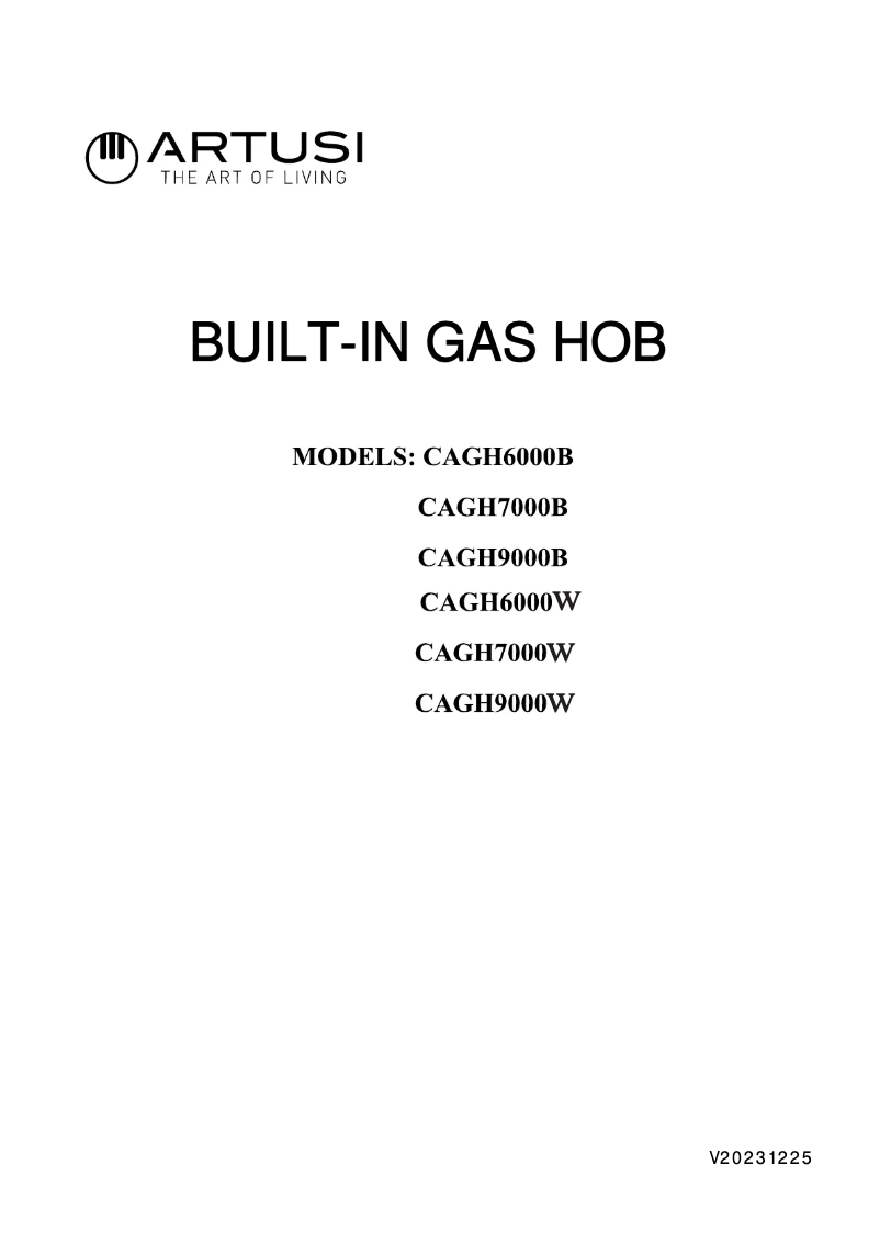 Imagen de la primera página del manual del dispositivo CAGH75X-1