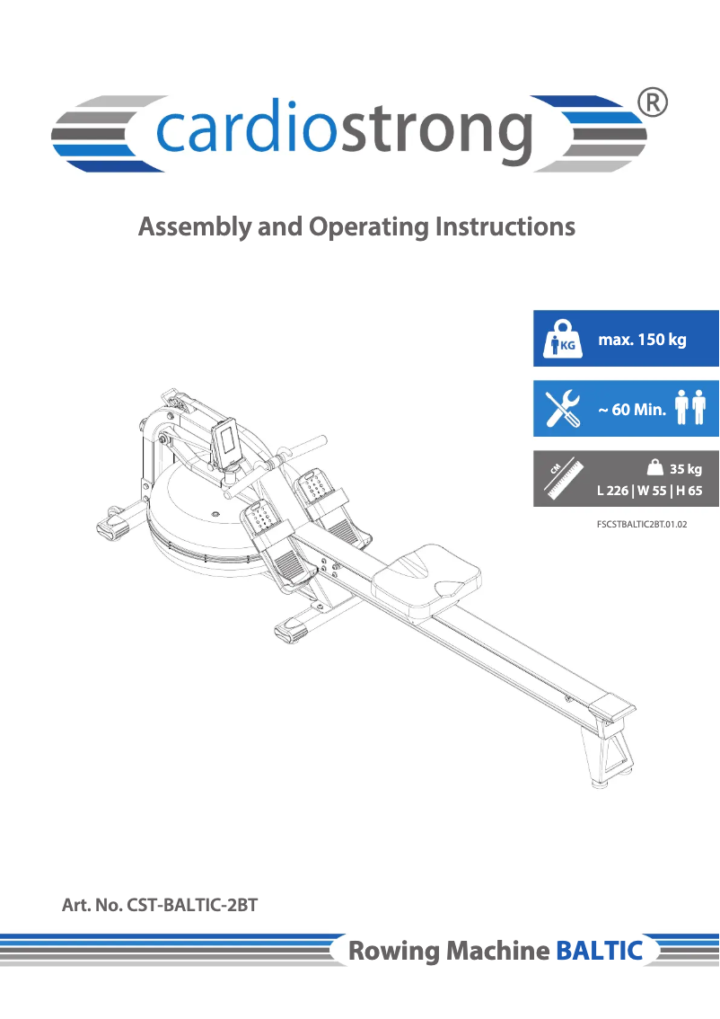 Página nº 1 - Manual de usuario Cardiostrong Baltic