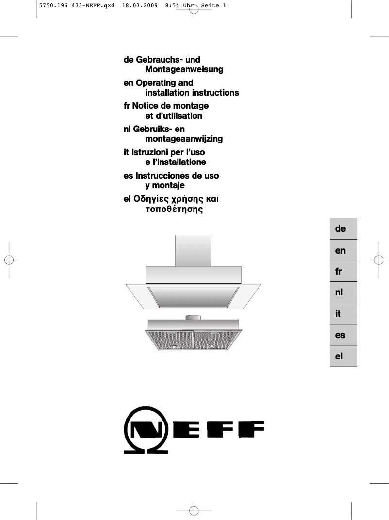 Imagen de la primera página del manual del dispositivo DBM 77 A D5875X0