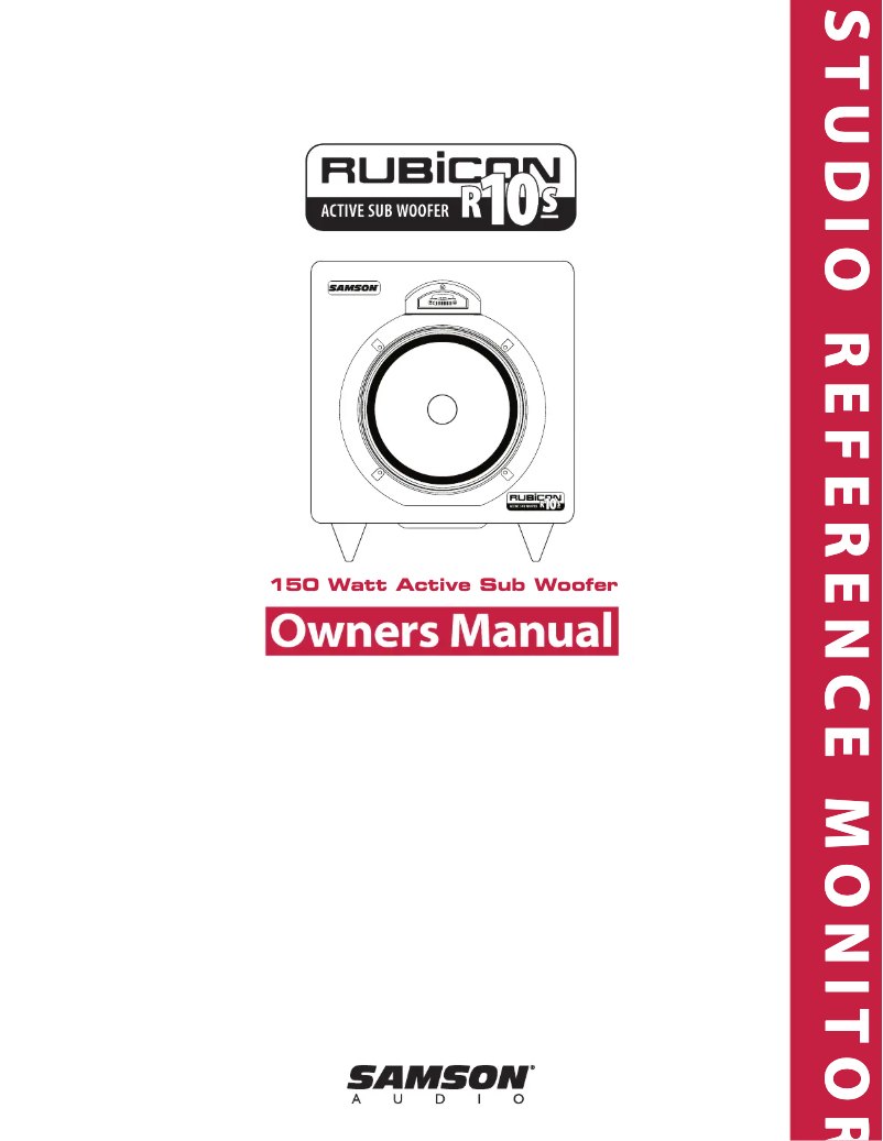 Imagen de la primera página del manual del dispositivo Rubicon R10S