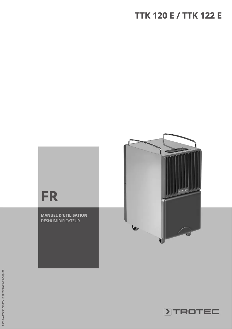 Imagen de la primera página del manual del dispositivo TTK 122 E