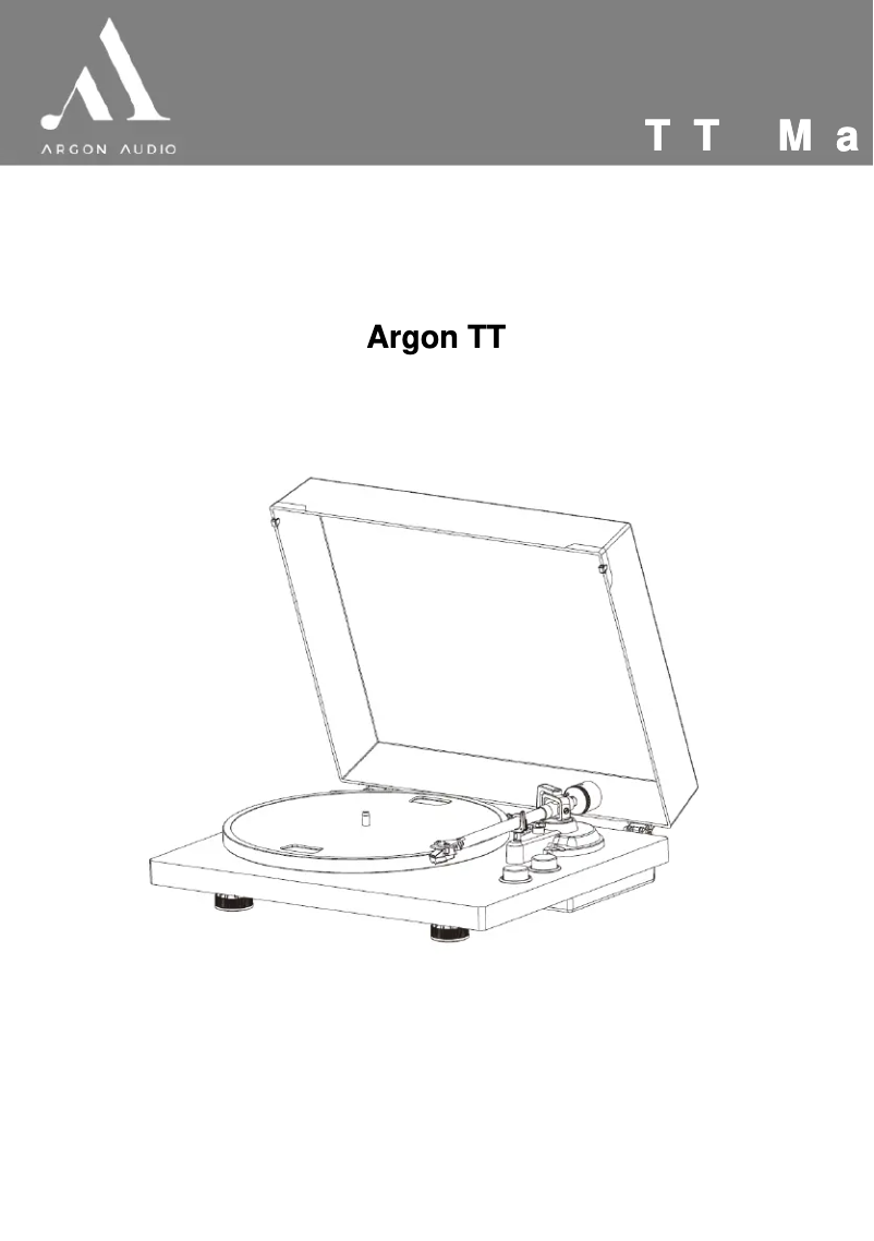 Imagen de la primera página del manual del dispositivo TT