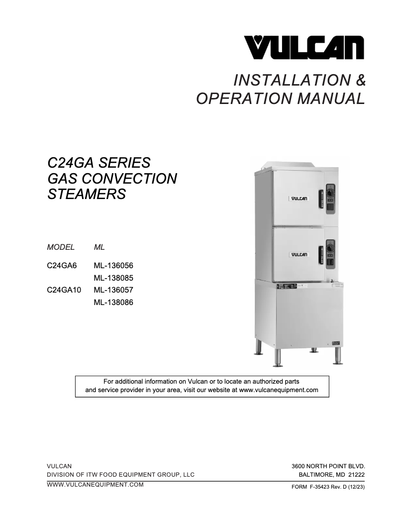 Imagen de la primera página del manual del dispositivo C24GA10 PS