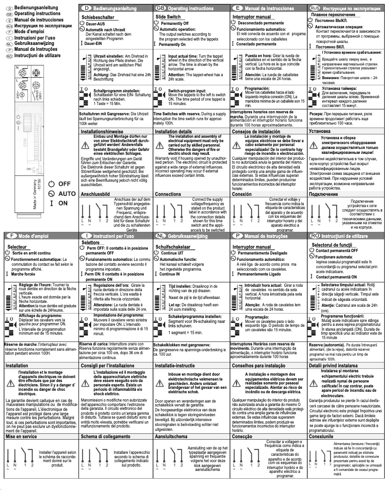 Página 1 del manual Manual de usuario Paladin 111 120