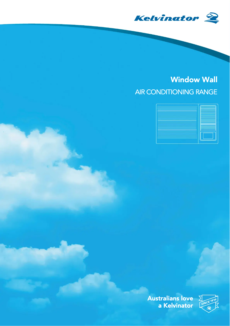 Página 1 del manual Folleto Kelvinator KWH22HRF