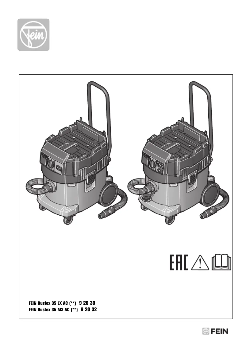 Imagen de la primera página del manual del dispositivo Dustex 35 LX AC