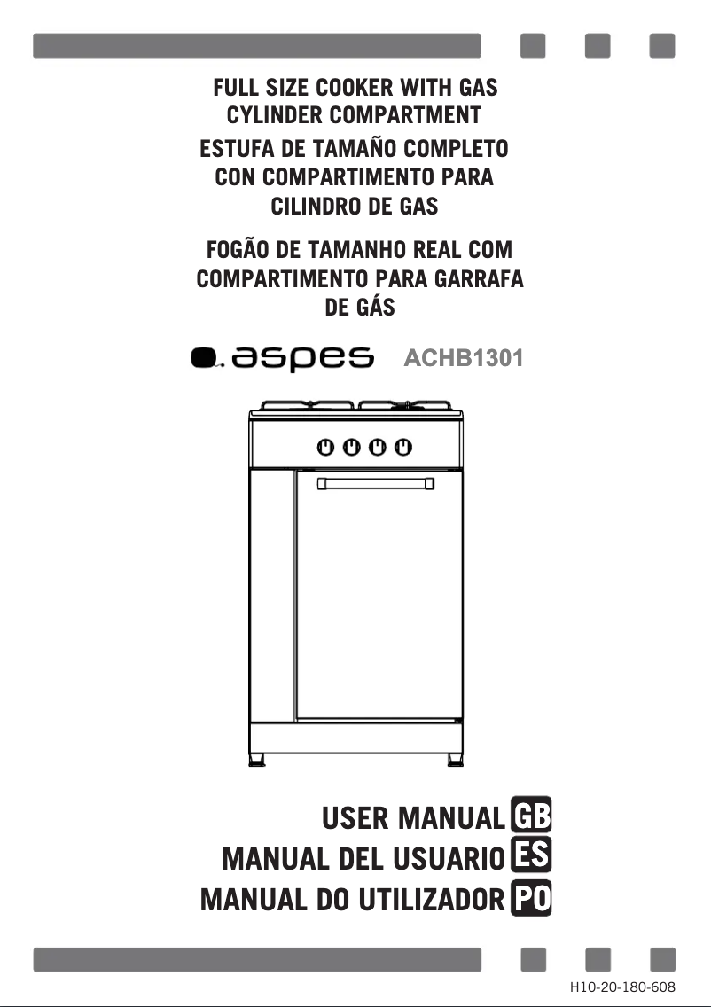 Página nº 1 - Manual de usuario Aspes ACHB1301