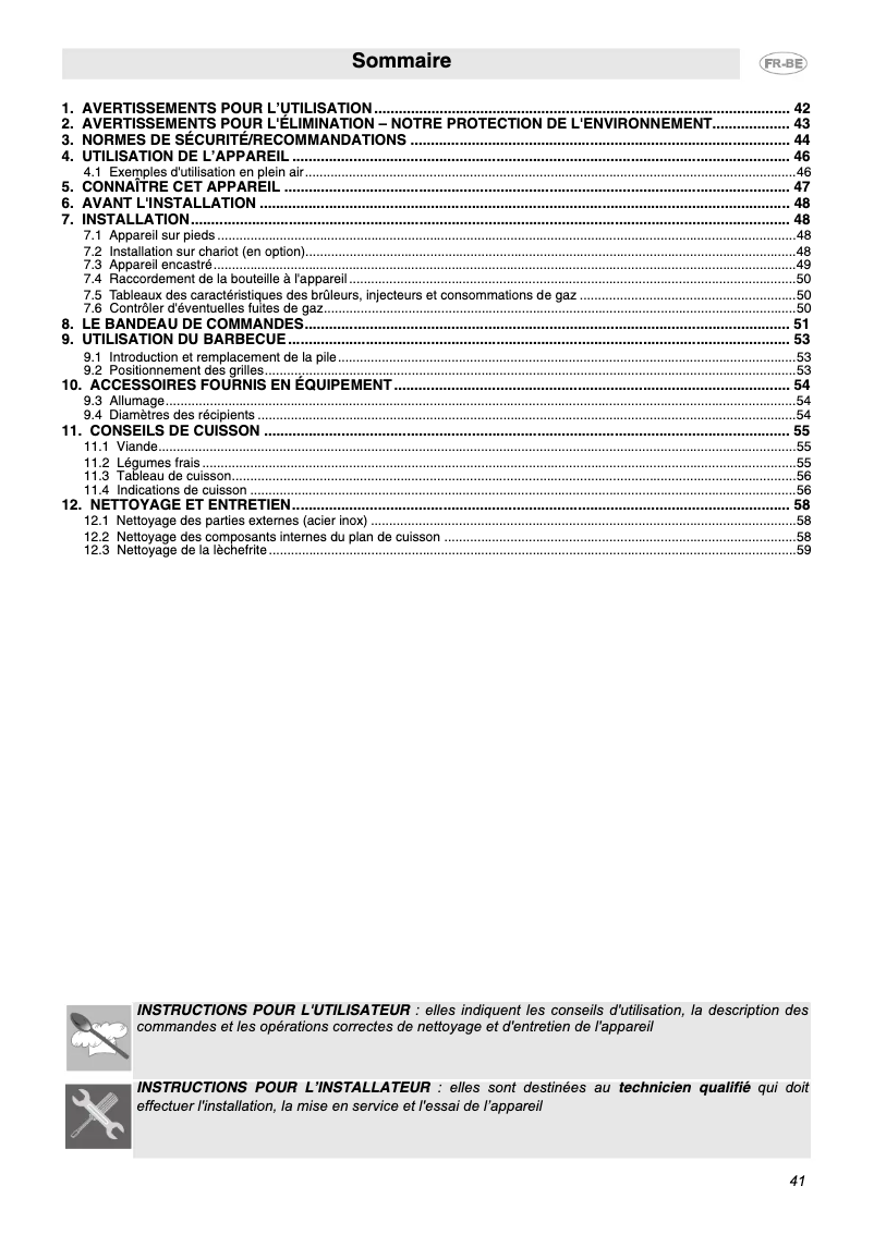 Imagen de la primera página del manual del dispositivo BQ61S