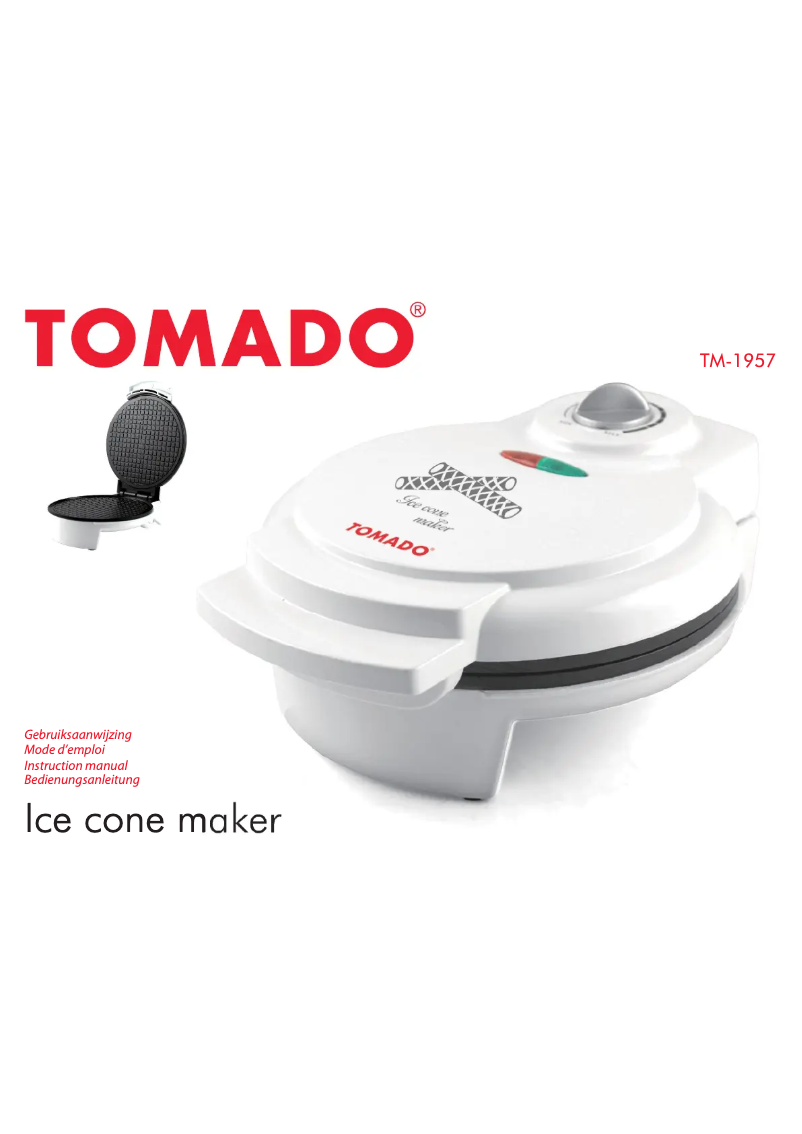 Página 1 del manual Manual de usuario Tomado TM-1957