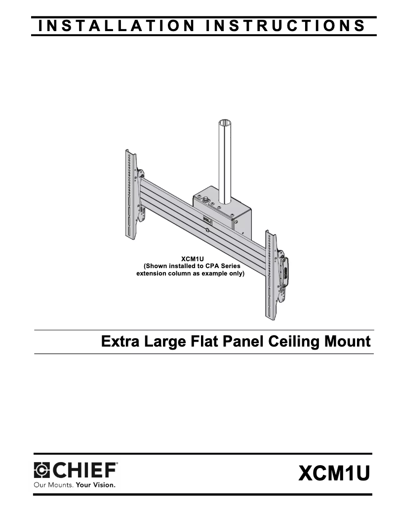 Imagen de la primera página del manual del dispositivo XCM1U