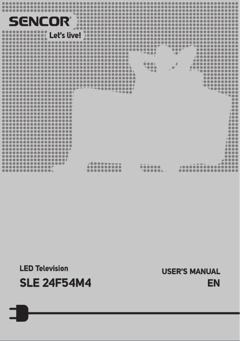 Página 1 del manual Manual de usuario Sencor SLE 24F54M4