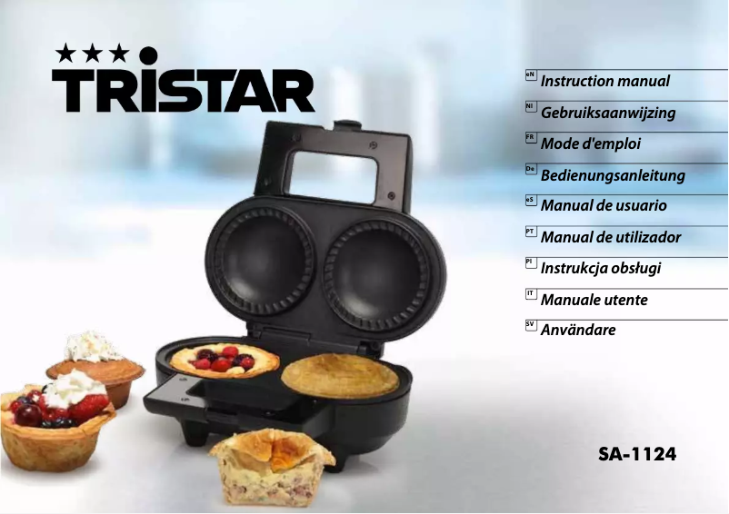 Imagen de la primera página del manual del dispositivo SA-1124