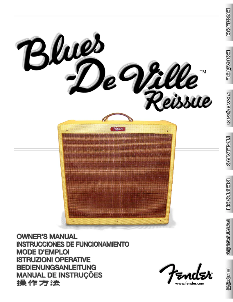 Imagen de la primera página del manual del dispositivo Blues DeVille 410 Reissue