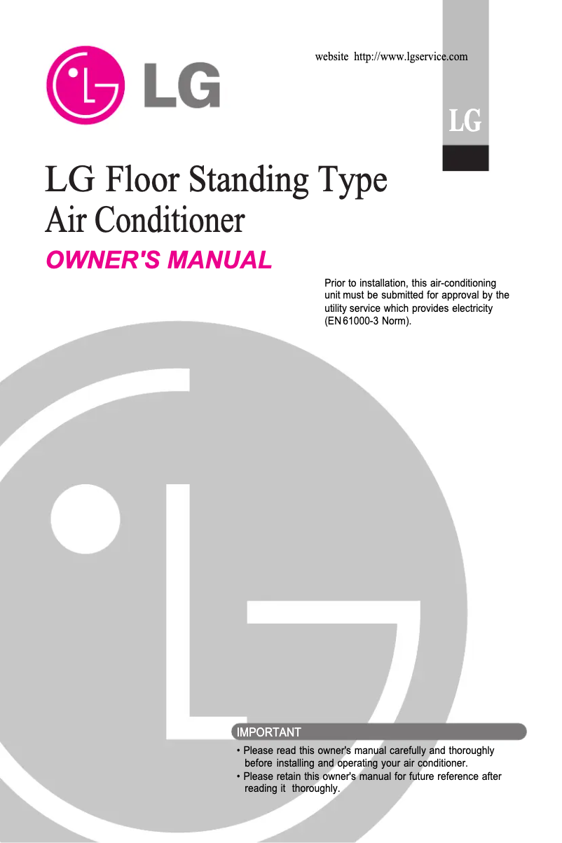 Página 1 del manual Manual de usuario LG TPNC60BTLA0