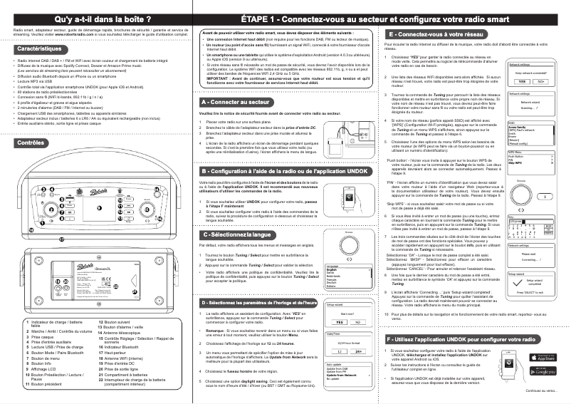 Imagen de la primera página del manual del dispositivo Revival iStream 3L