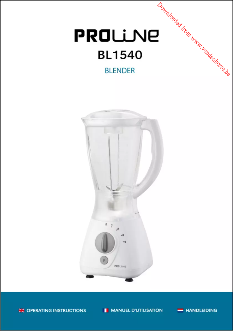 Imagen de la primera página del manual del dispositivo BL1540