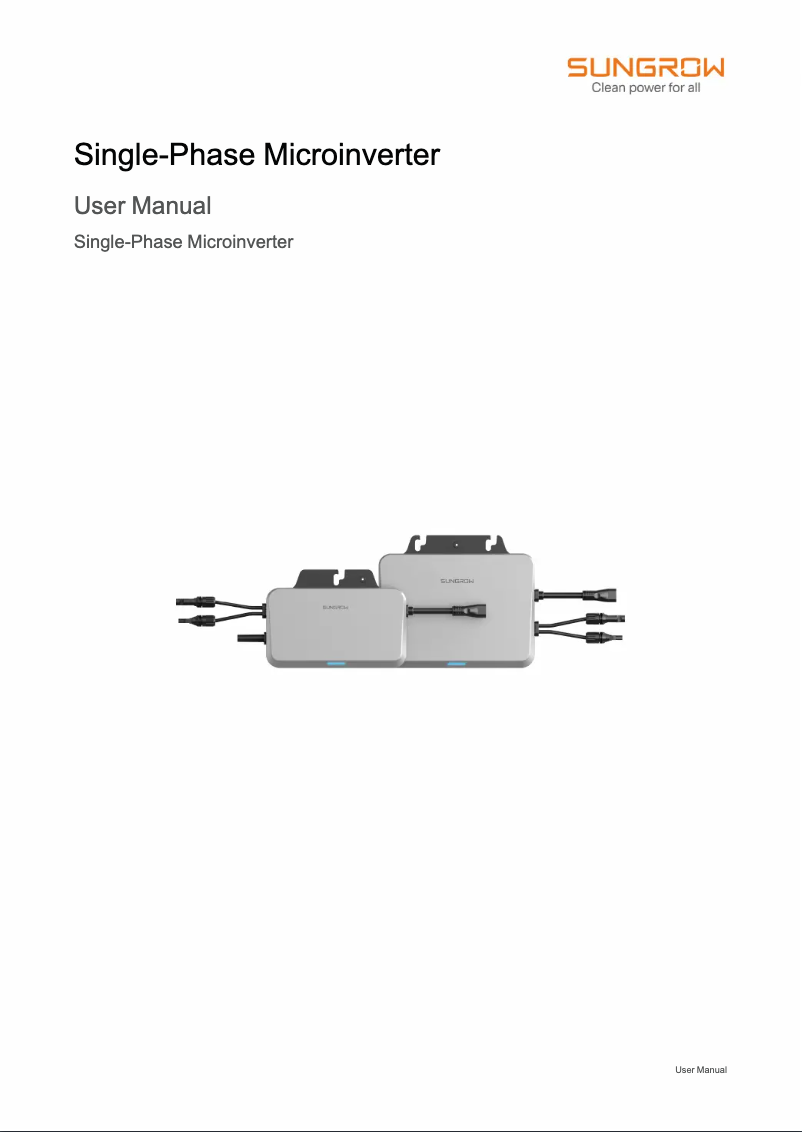 Imagen de la primera página del manual del dispositivo S800S