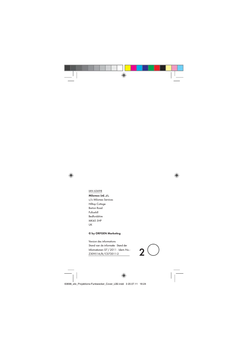 Imagen de la primera página del manual del dispositivo SEM 1100 A1