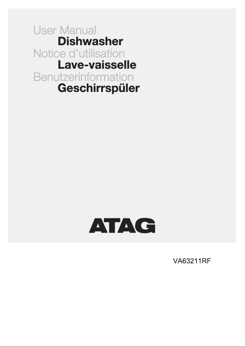 Página 1 del manual Manual de usuario Atag VA63211RF