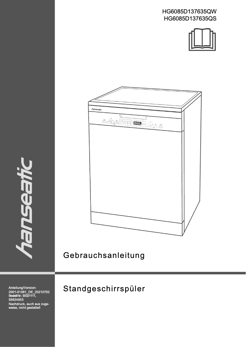 Imagen de la primera página del manual del dispositivo HG6085D137635QS