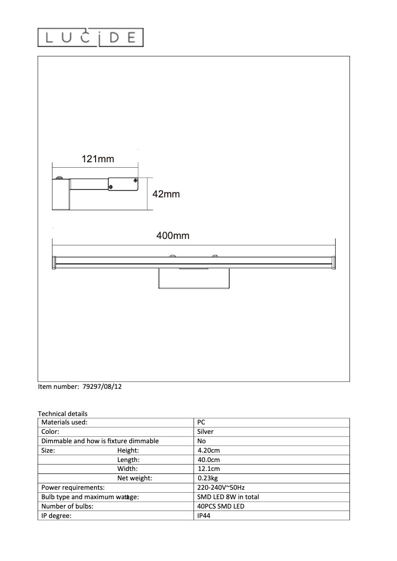 Imagen de la primera página del manual del dispositivo Onno