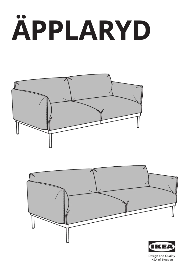 Imagen de la primera página del manual del dispositivo ÄPPLARYD 805.750.65