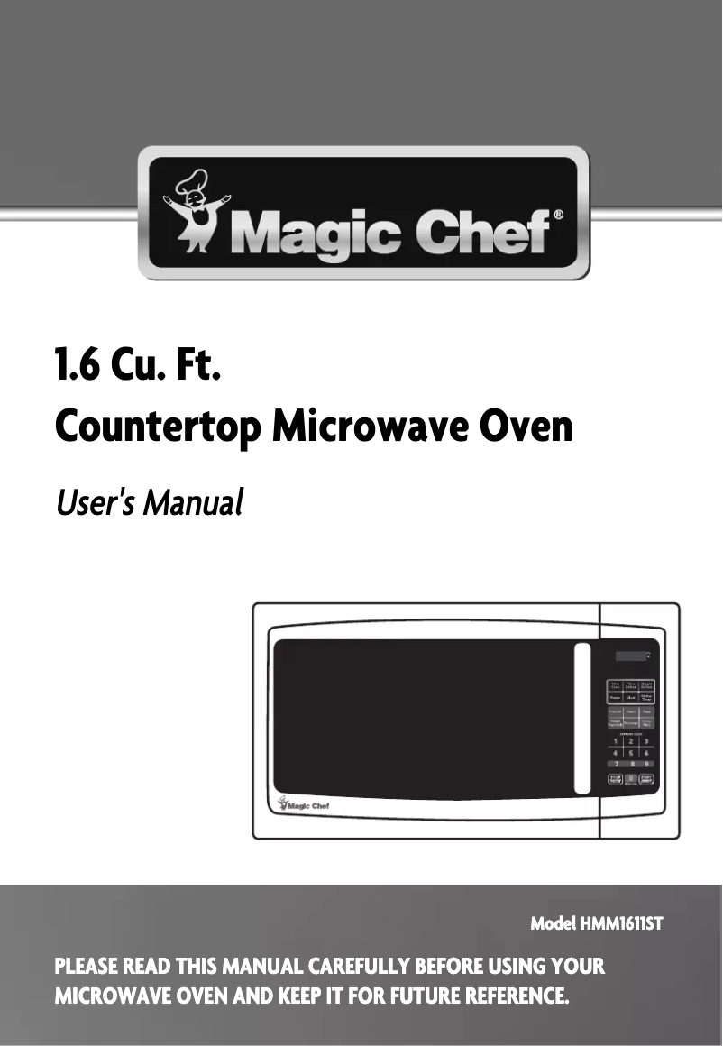 Página 1 del manual Manual de usuario Magic Chef HMM1611W