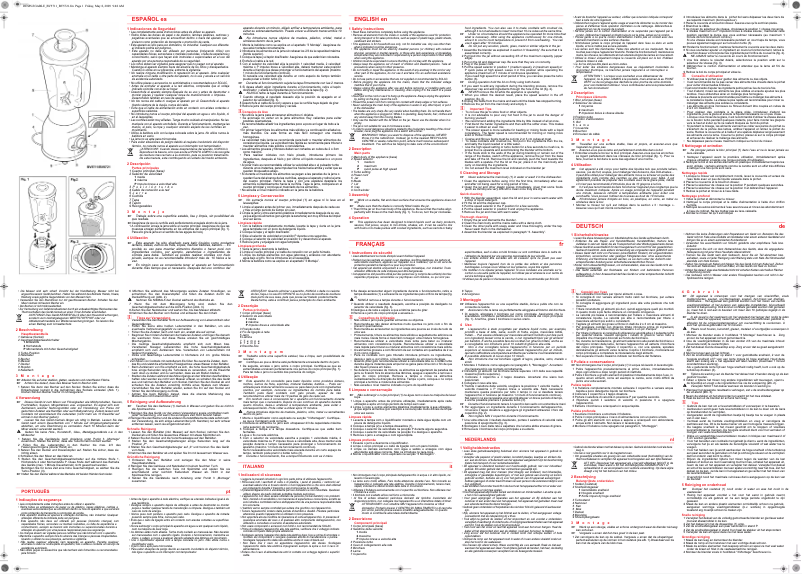 Imagen de la primera página del manual del dispositivo BV5721