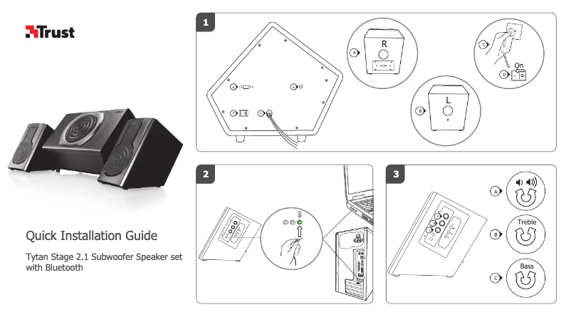 Página nº 1 - Manual de usuario Trust Tytan Stage