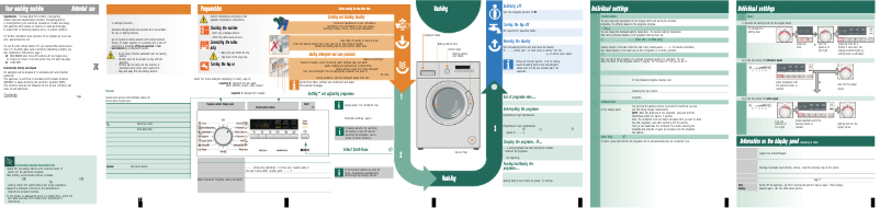 Página 1 del manual Manual de usuario Siemens WM10B260BY