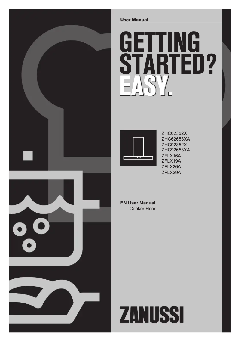 Imagen de la primera página del manual del dispositivo ZHC62653XA