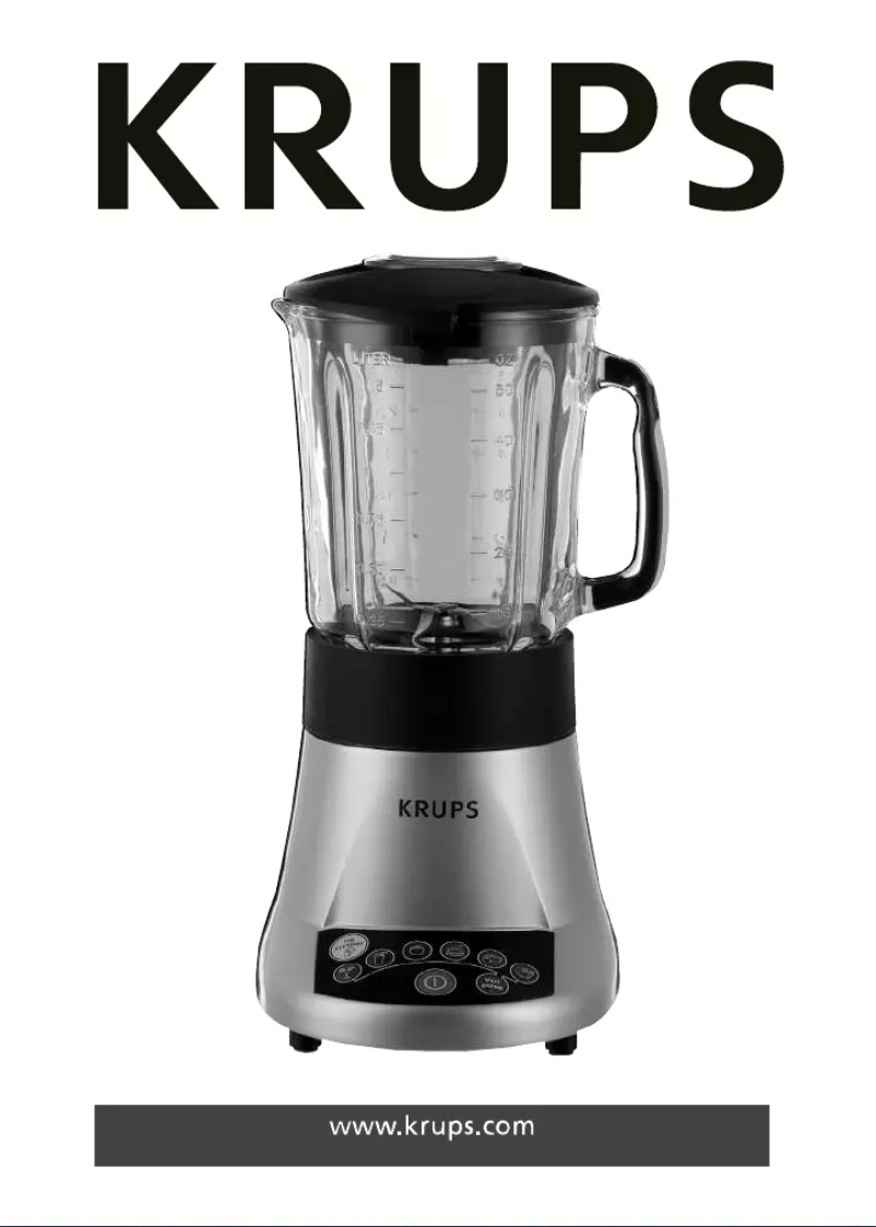 Página 1 del manual Manual de usuario Krups Freshmix KB710D