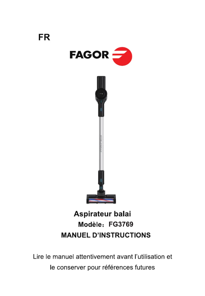 Página nº 1 - Manual de usuario Fagor FG3769