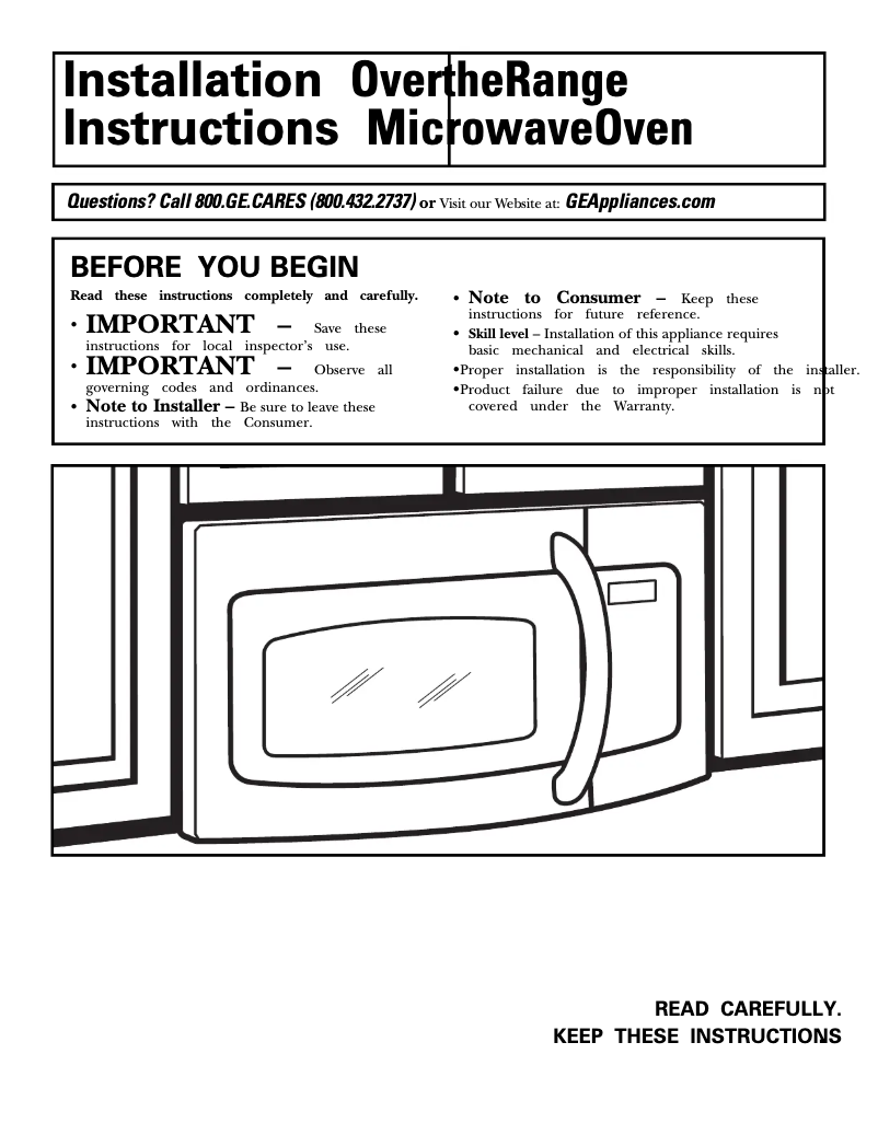 Imagen de la primera página del manual del dispositivo JVM6170DFWW
