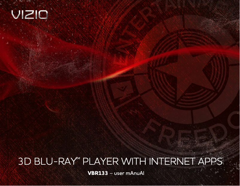 Página 1 del manual Manual de usuario VIZIO VBR133