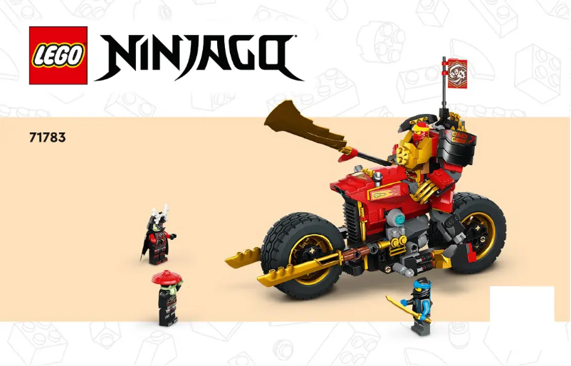 Página 1 del manual Instrucciones visuales Lego Ninjago 71783
