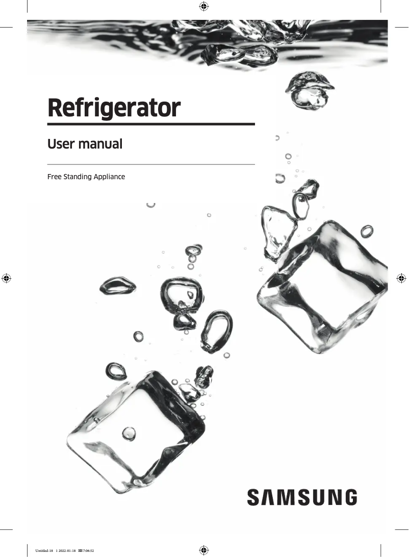 Imagen de la primera página del manual del dispositivo RF29BB8900AC