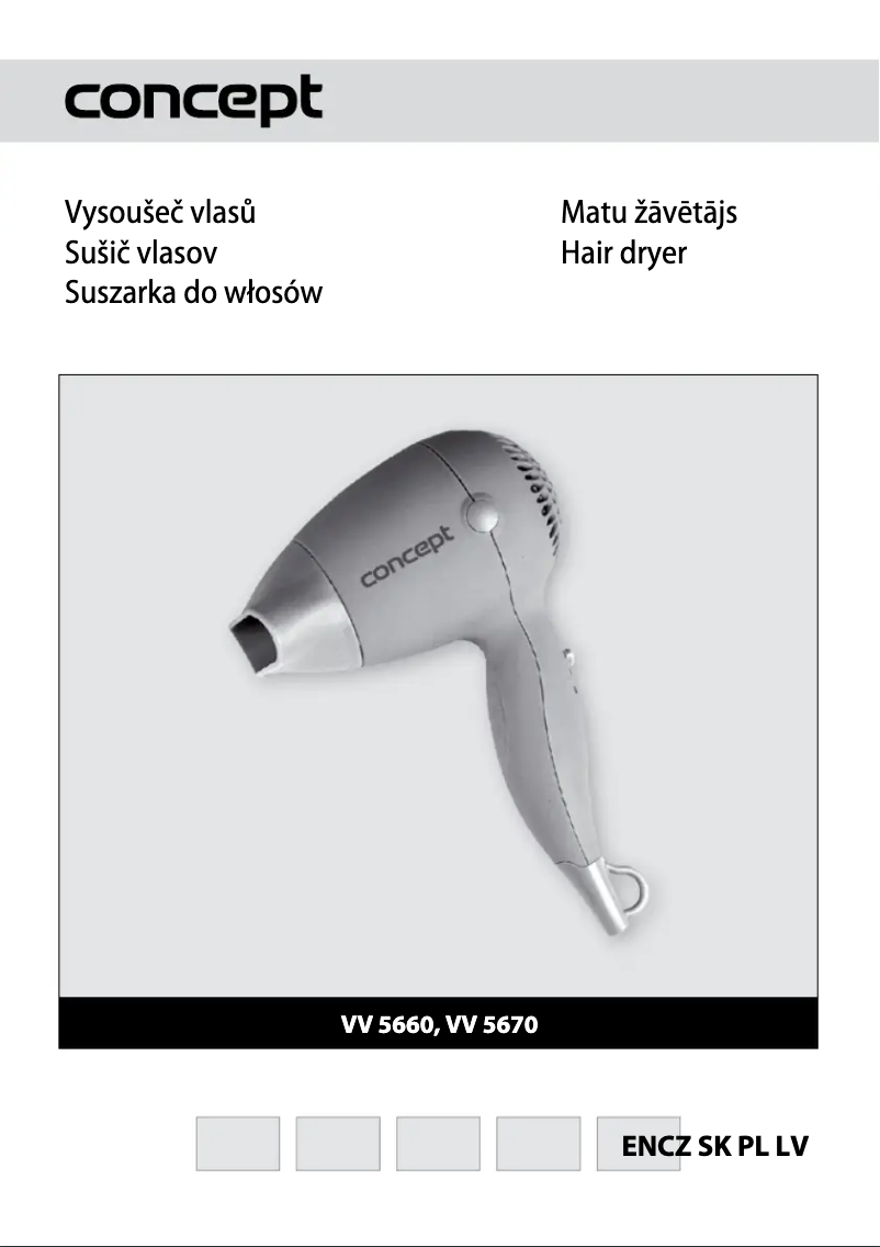 Página 1 del manual Manual de usuario Concept VV-5660SM