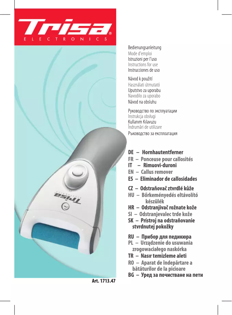 Imagen de la primera página del manual del dispositivo Smooth Skin