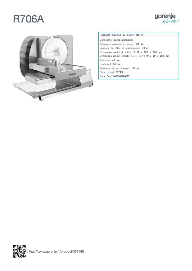 Imagen de la primera página del manual del dispositivo R706A