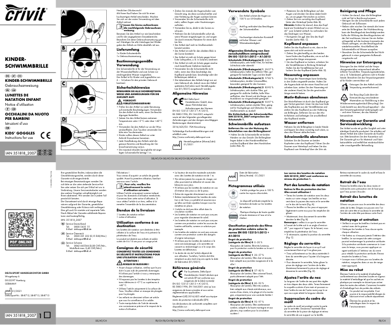 Página 1 del manual Manual de usuario Crivit IAN 351818