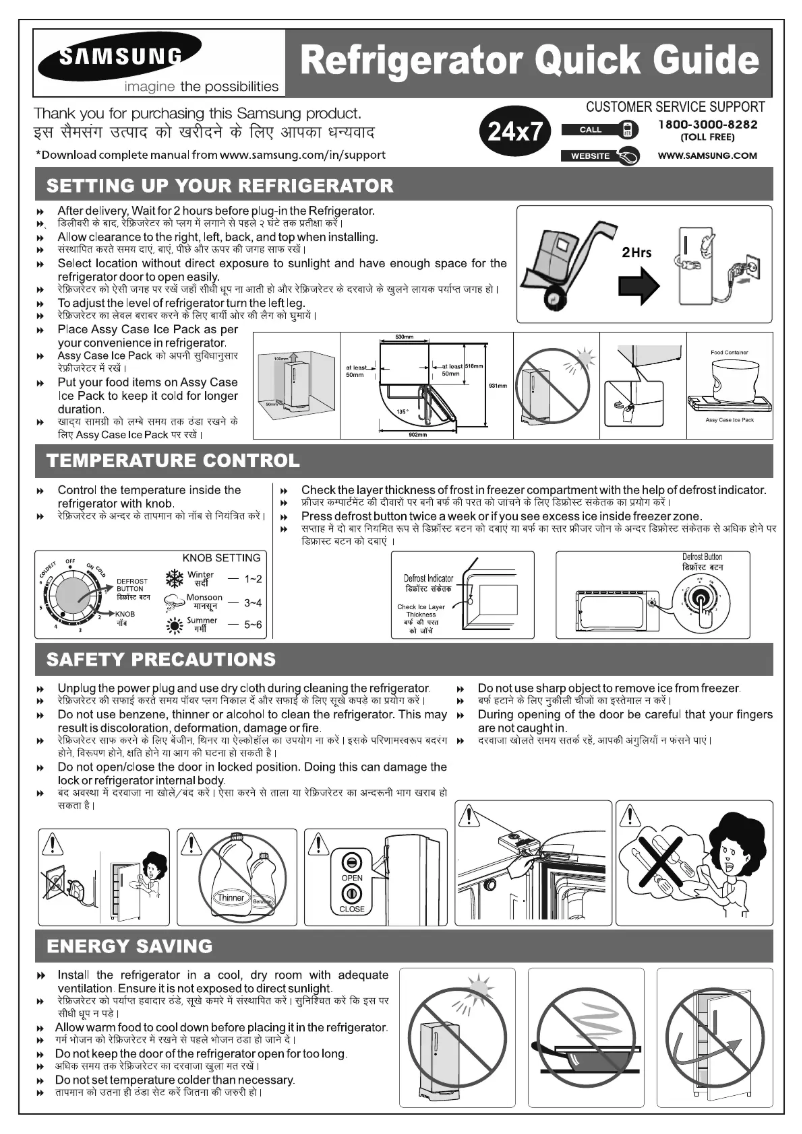 Imagen de la primera página del manual del dispositivo RR2115TCALX