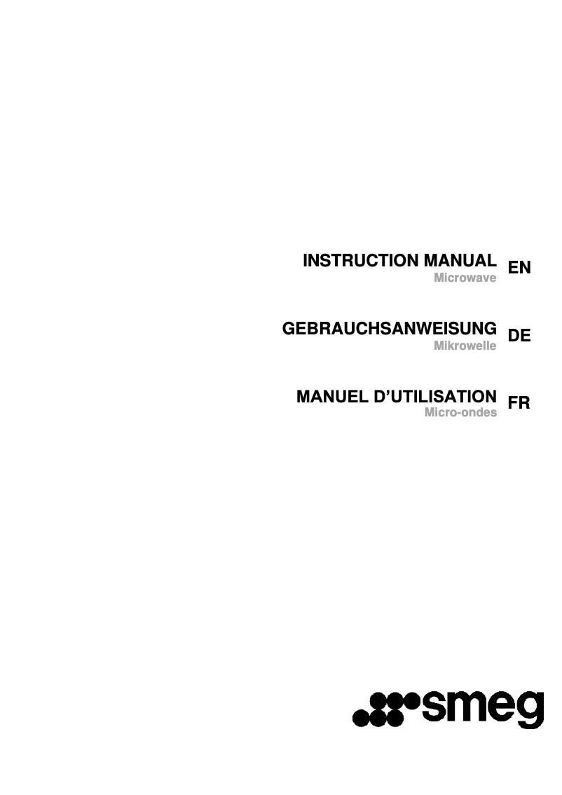 Página nº 1 - Folleto Smeg MP822NPO
